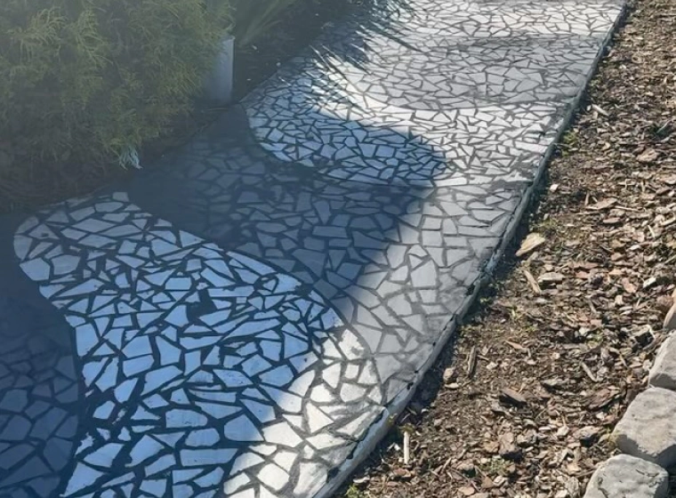 concrete walkway